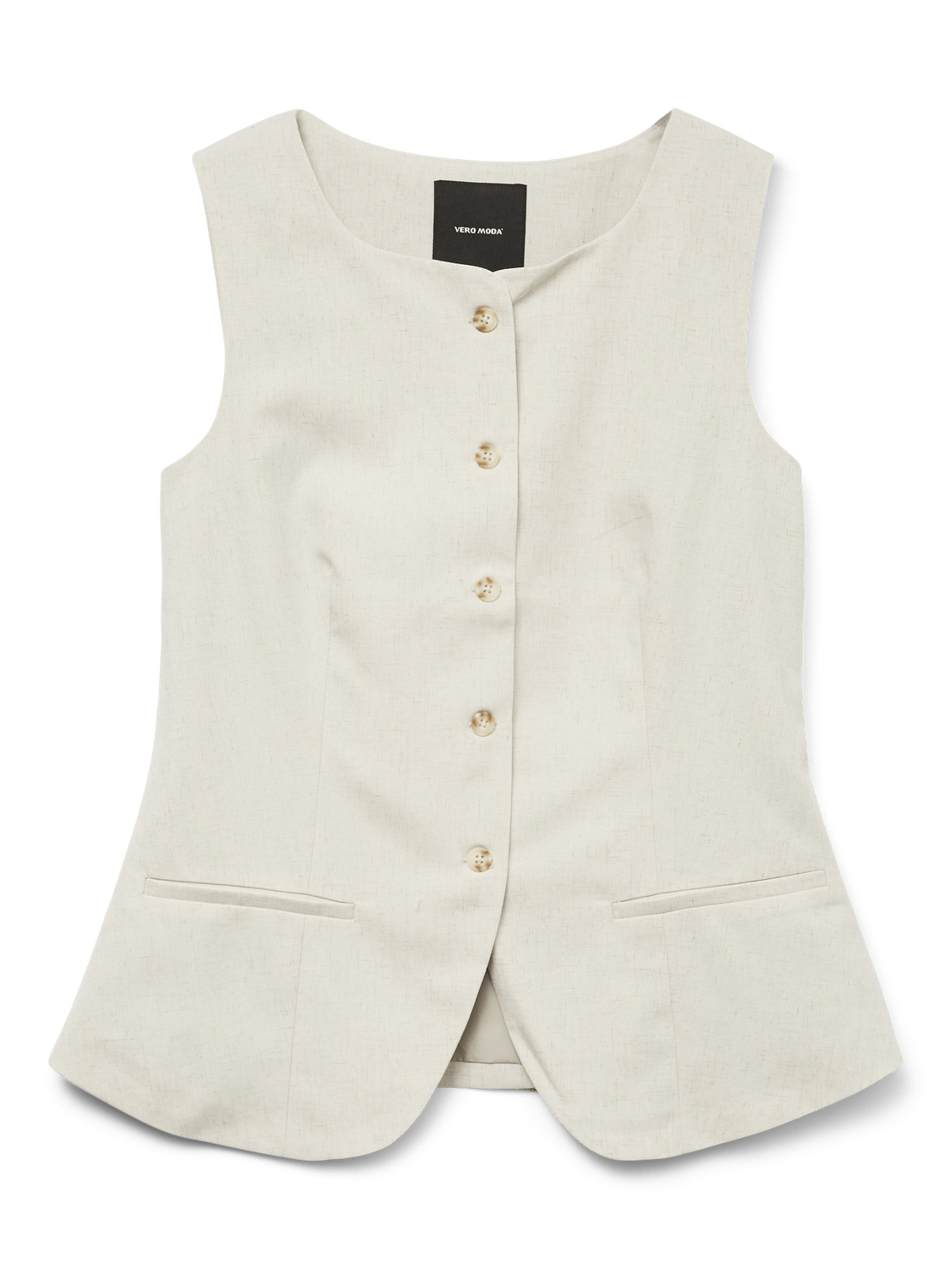 VMMIKELA Tailored Waistcoat - Birch - VERO MODA & VILA Bergvik